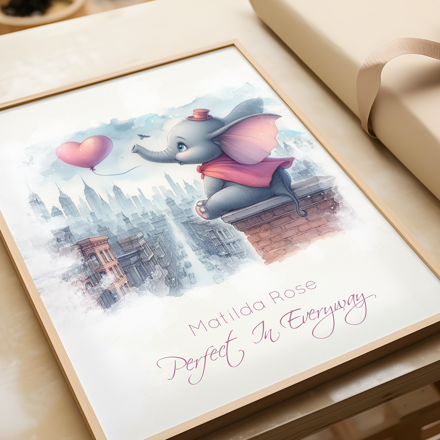 Dumbo Watercolour Print