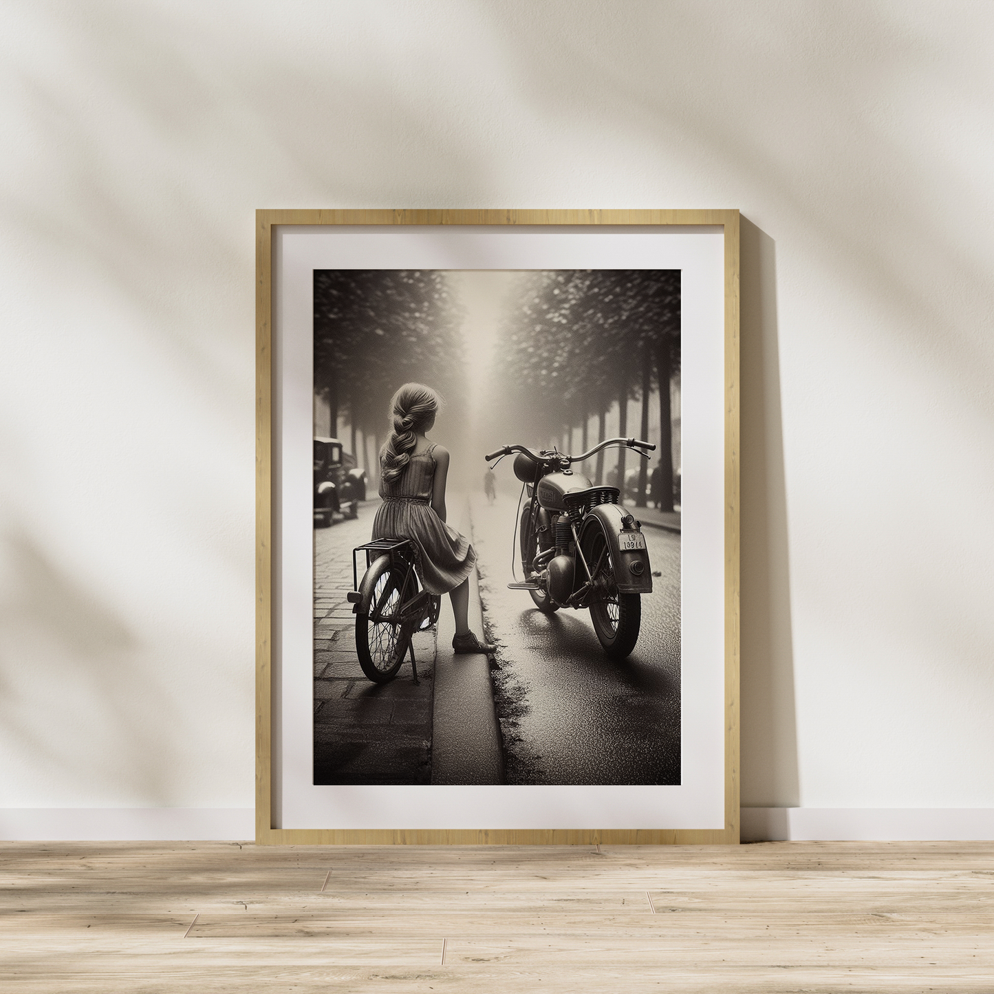 Vintage Girl 'It All Starts With A Dream' Print