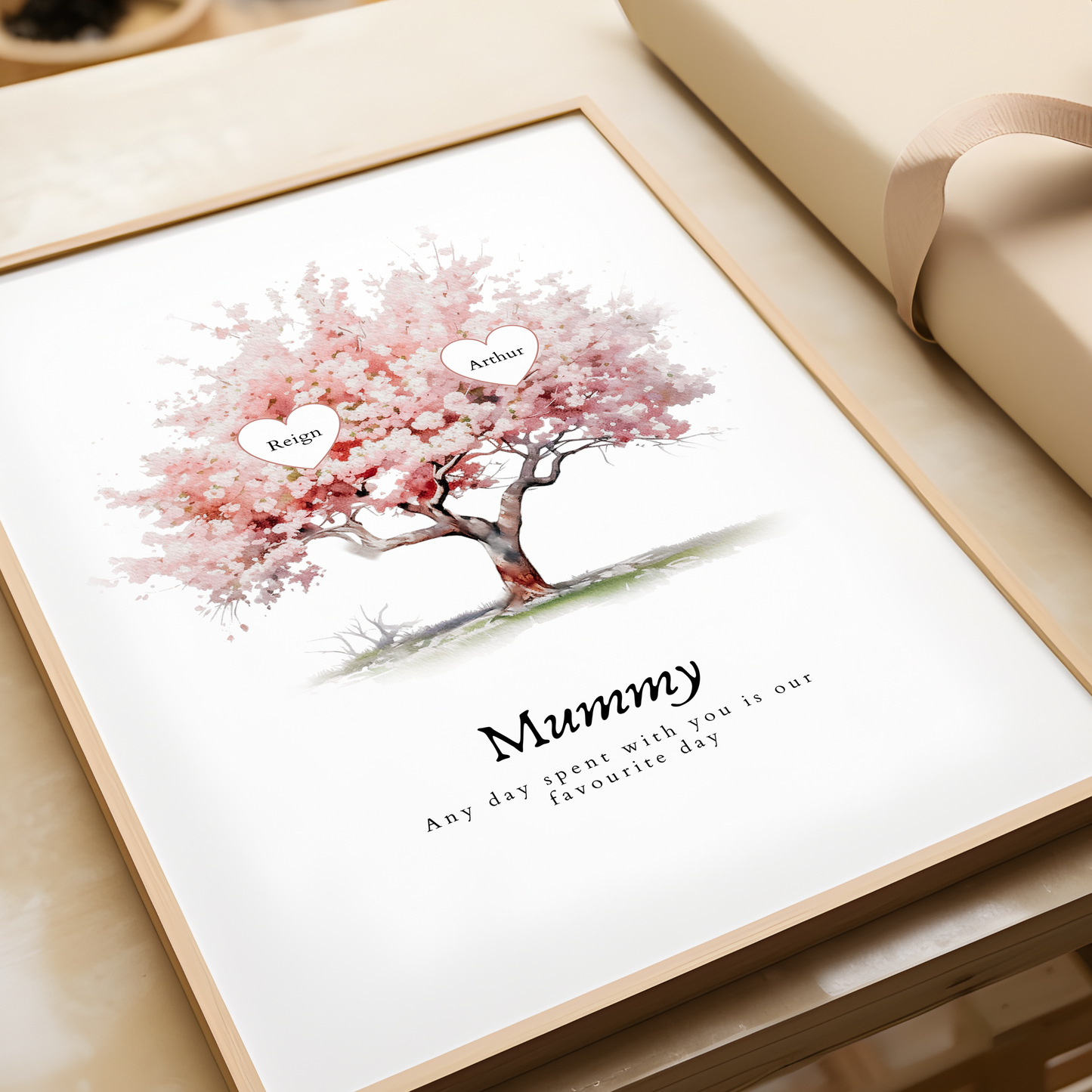Mummy Family Tree Print