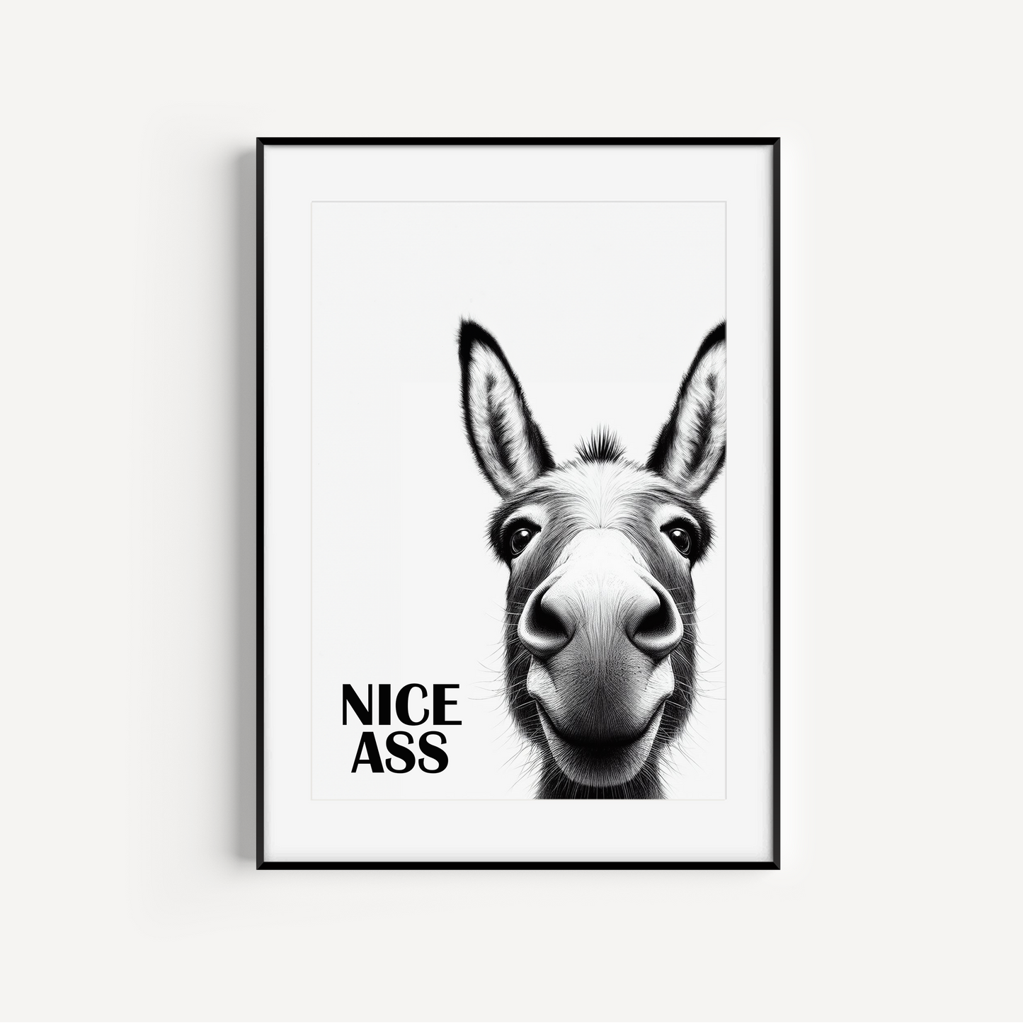 Cheeky Donkey 'Nice Ass' Print