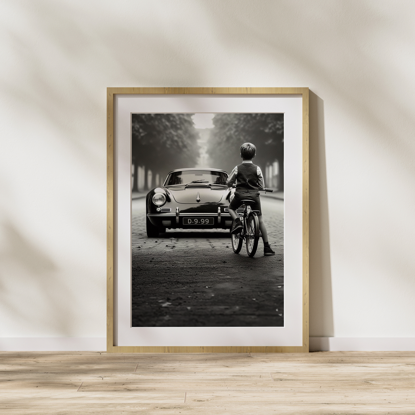 Vintage Boy 'It All Starts With A Dream' Print